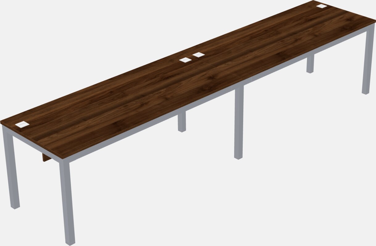 Rectangular Desk - Metal Frame