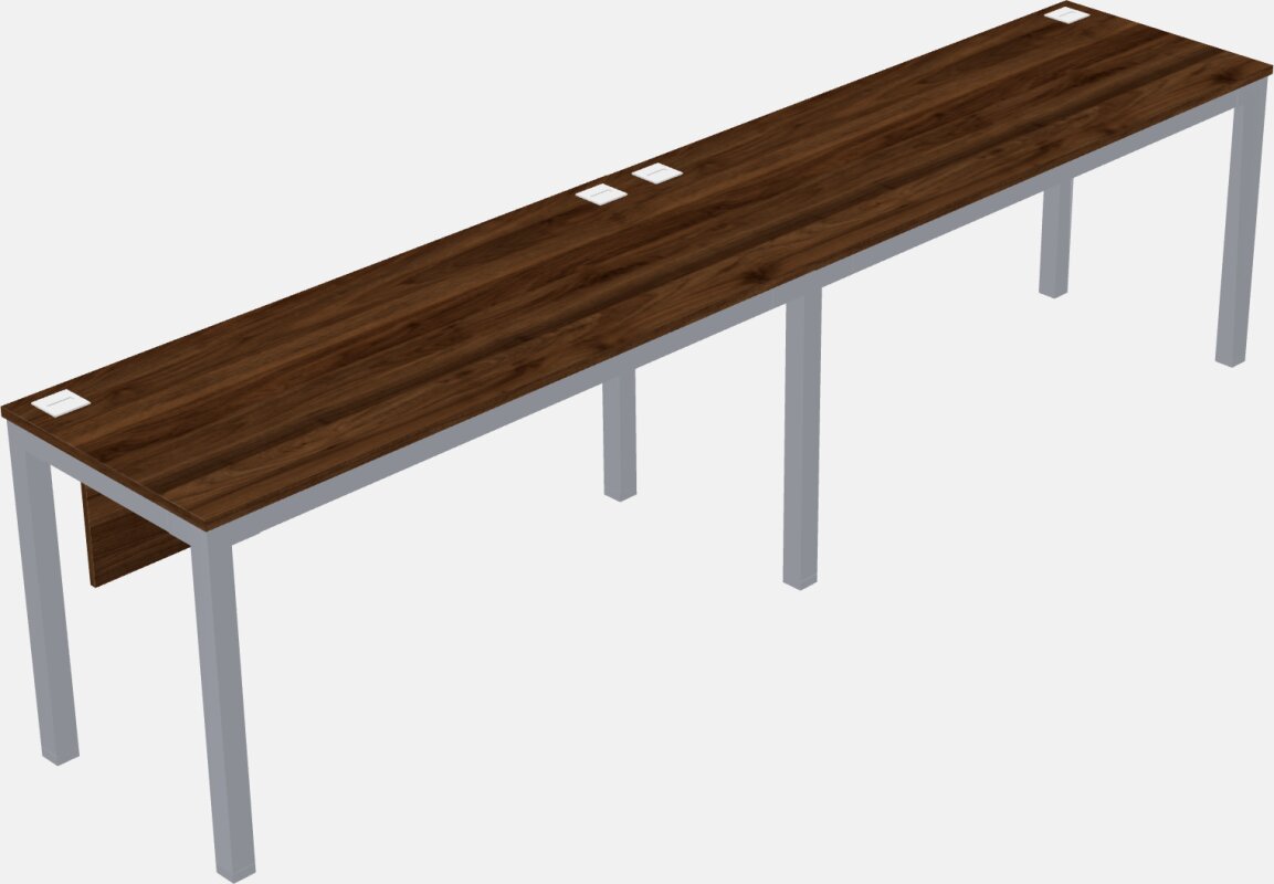 Rectangular Desk - Metal Frame