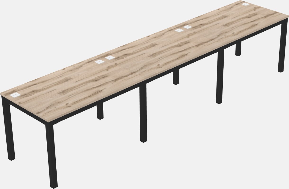 Rectangular Desk - Metal Frame
