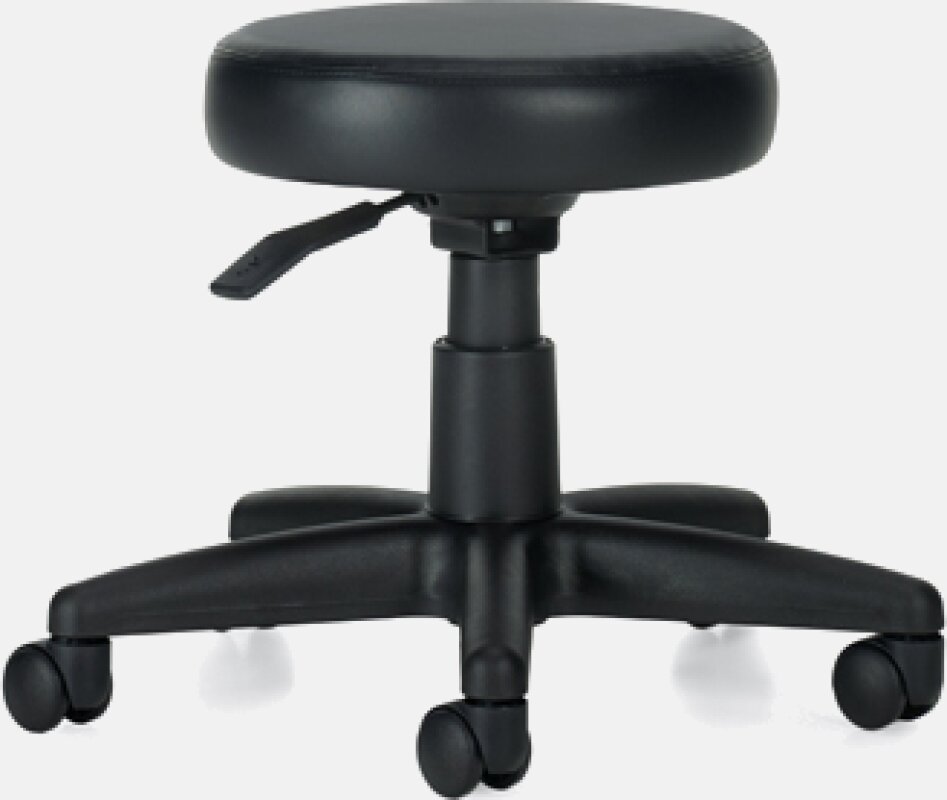 Mvl file buddy | swivel stool w/5" pneumatic seat height adjustment