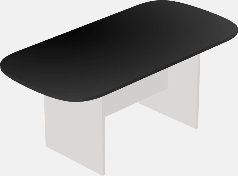 Modernong oval meeting table