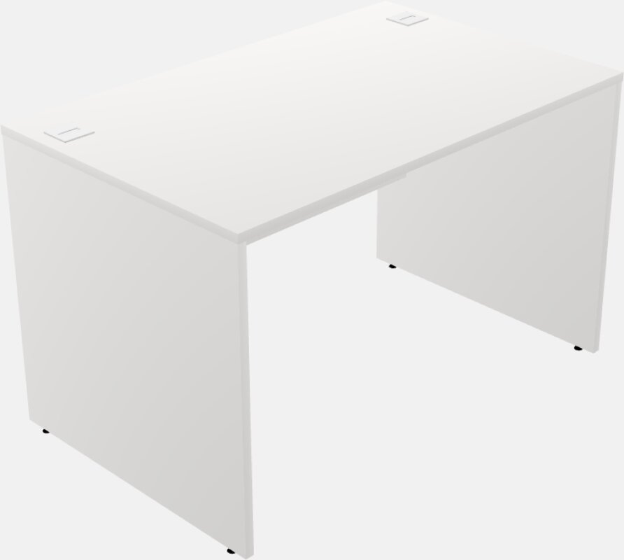 Rectangular Desk - Wooden Base