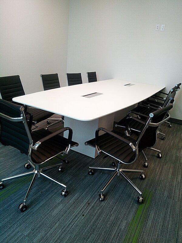 Off-wall meeting table