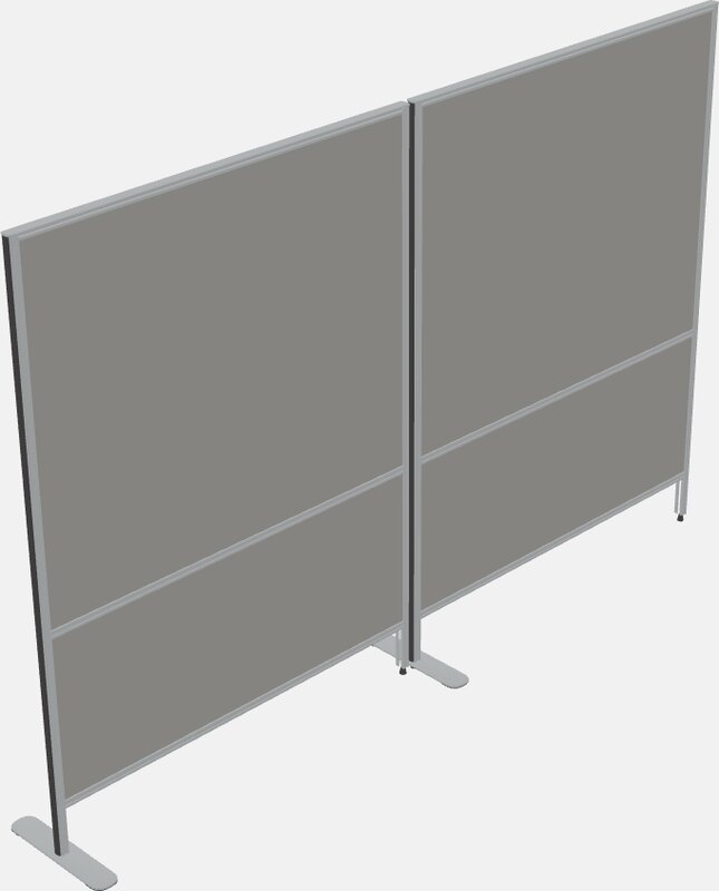 Freestanding straight line walls