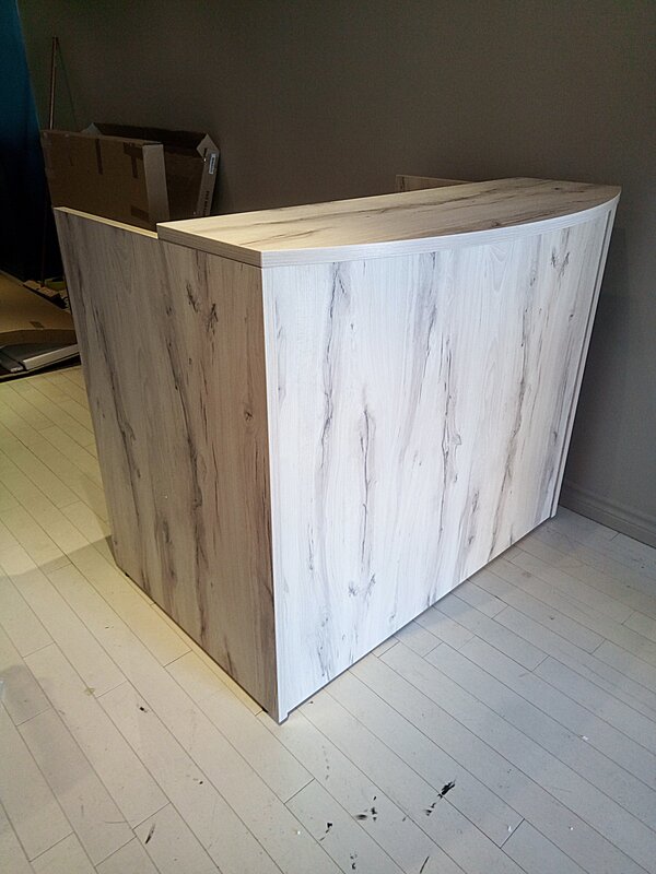 Small reception desk