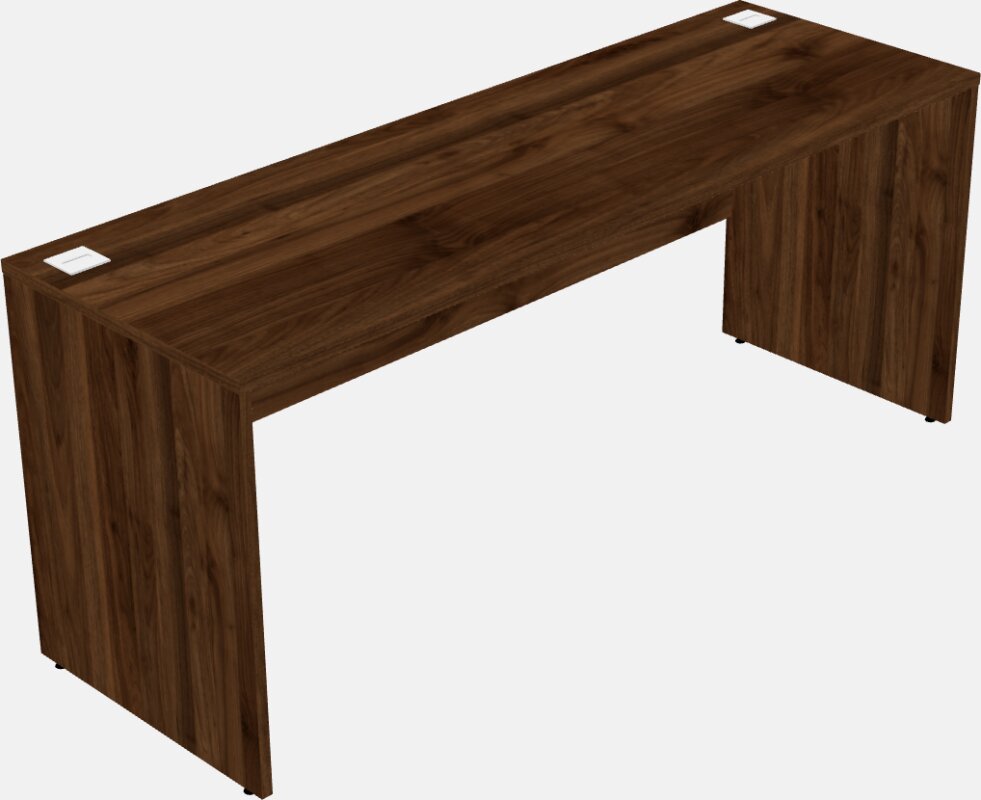 Rectangular Desk - Wooden Base