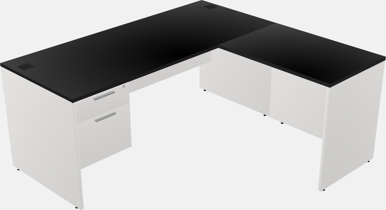 L-shaped na office desk