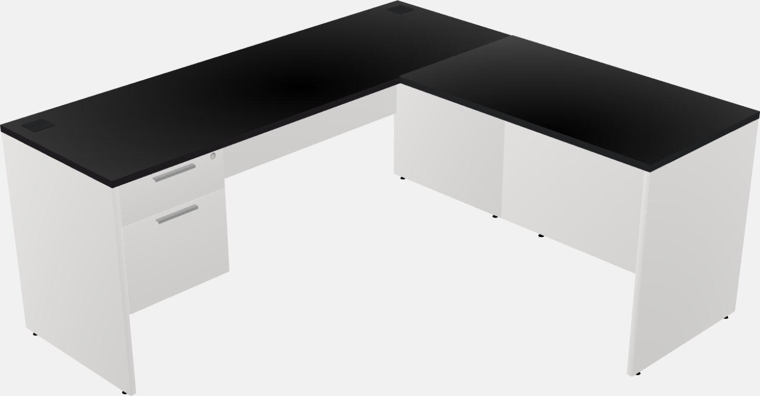 L-shaped na office desk