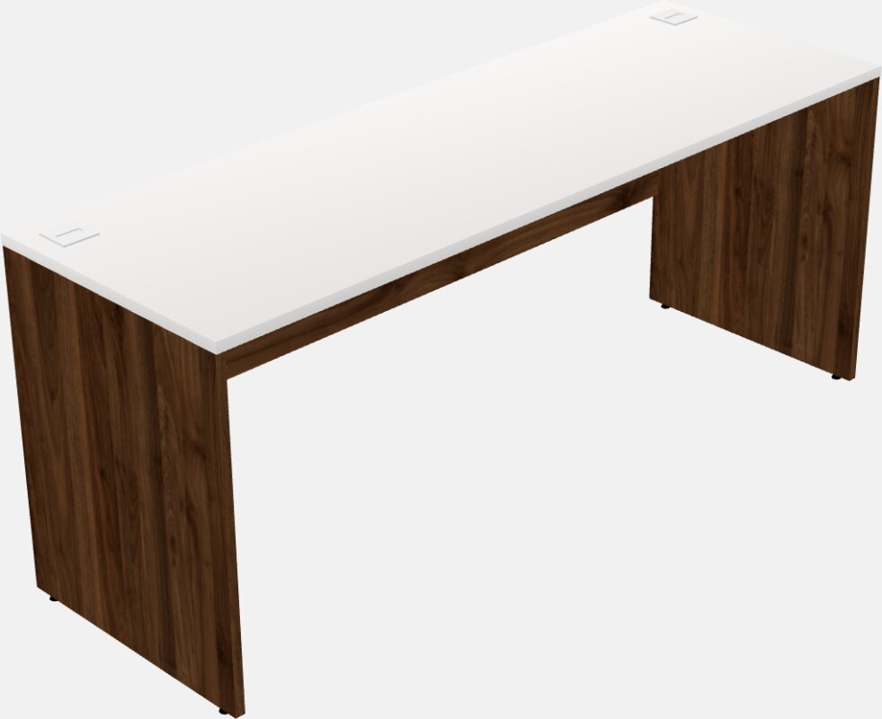 Rectangular Desk - Wooden Base
