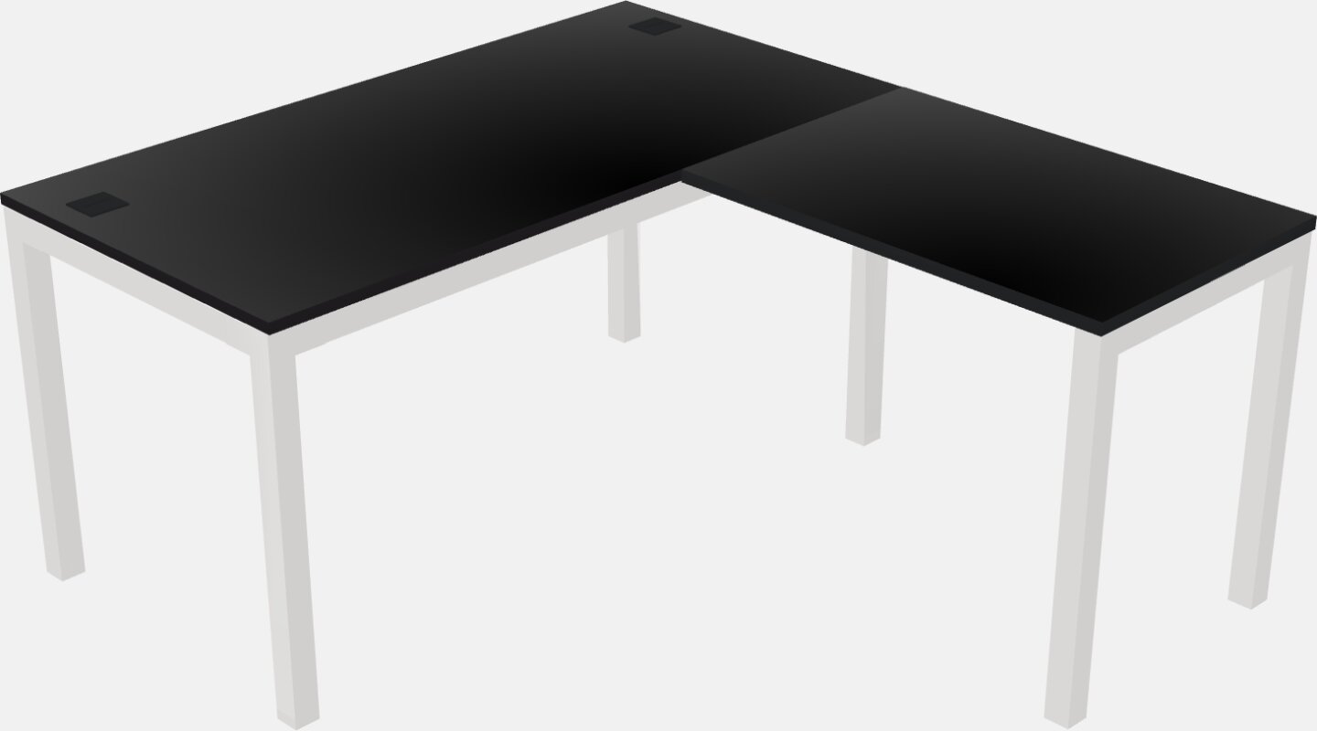 L-shaped desk