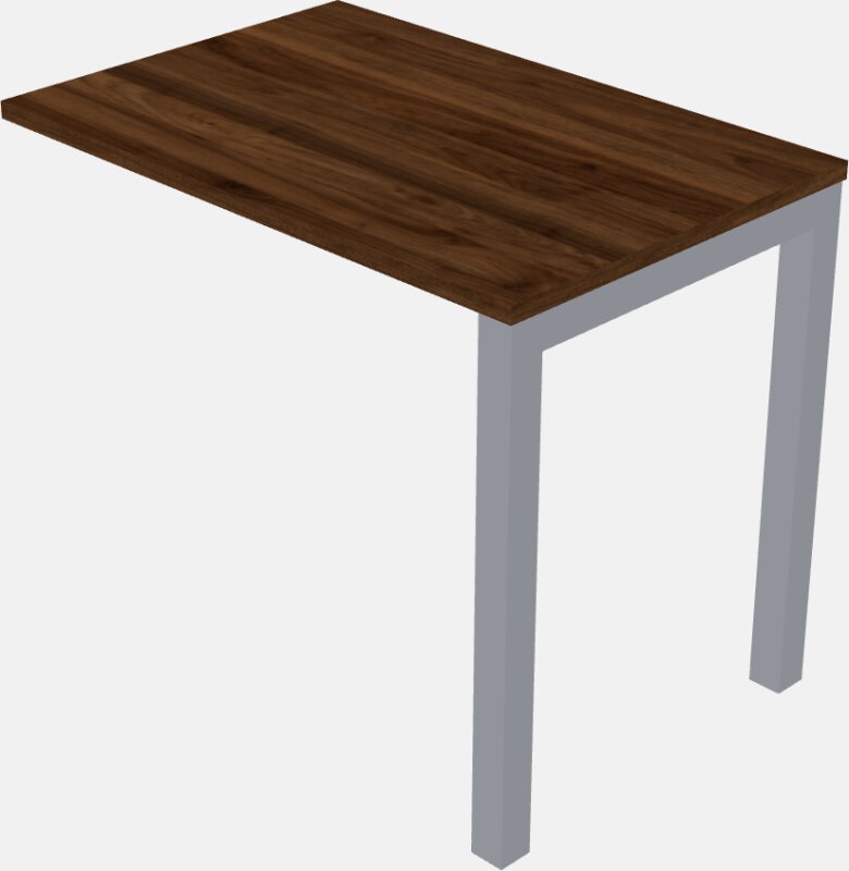 Ritorno per scrivania - base in metallo - sistemi in legno e pannelli