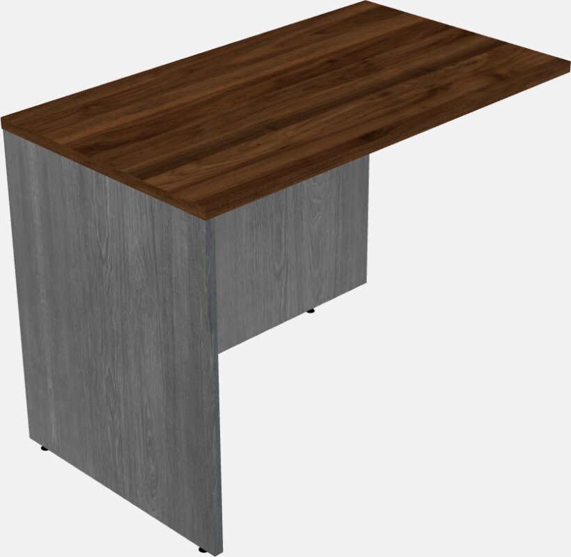 Retorno de escritorio - base de madera