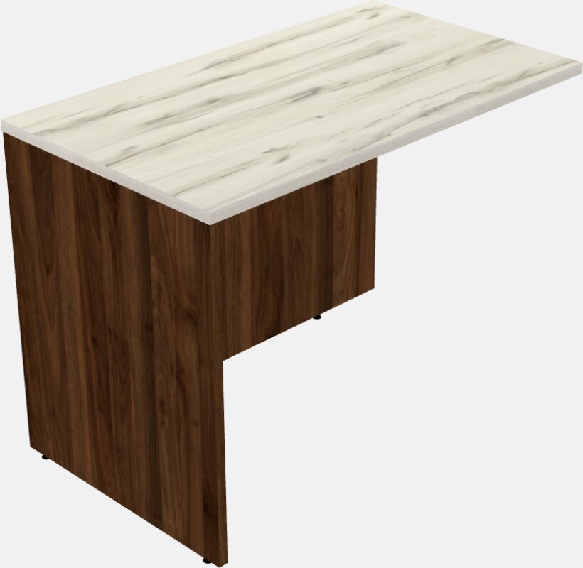 Retorno de escritorio - base de madera