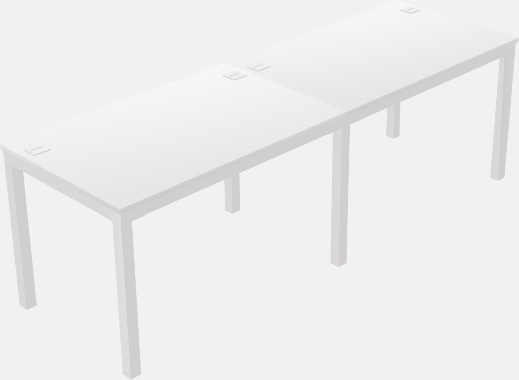 Rectangular desk