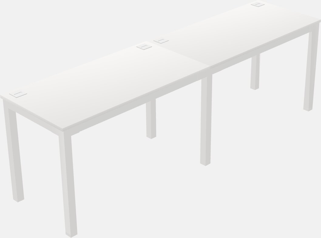 Rectangular desk