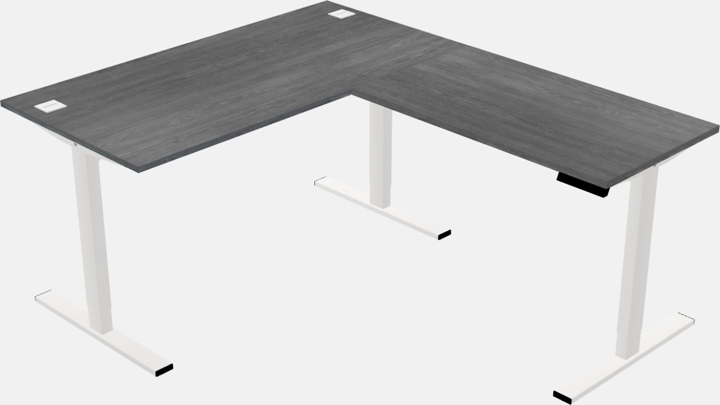 Sit-to-stand na l-shaped na mesa