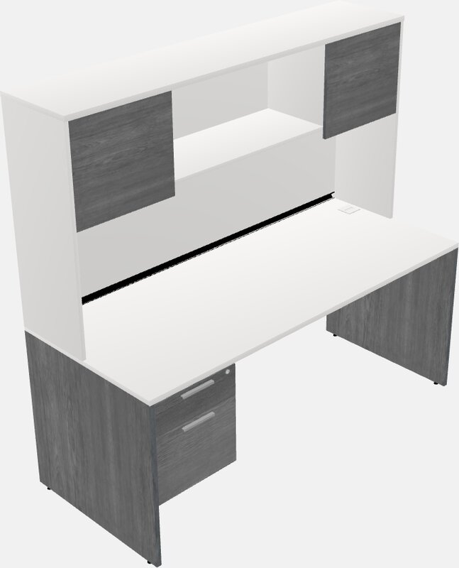 Rectangular desk