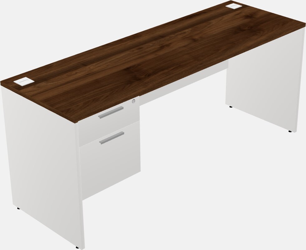 Rectangular desk