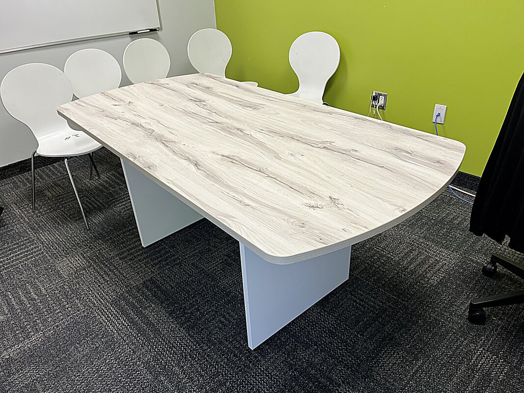 Modern oval meeting table