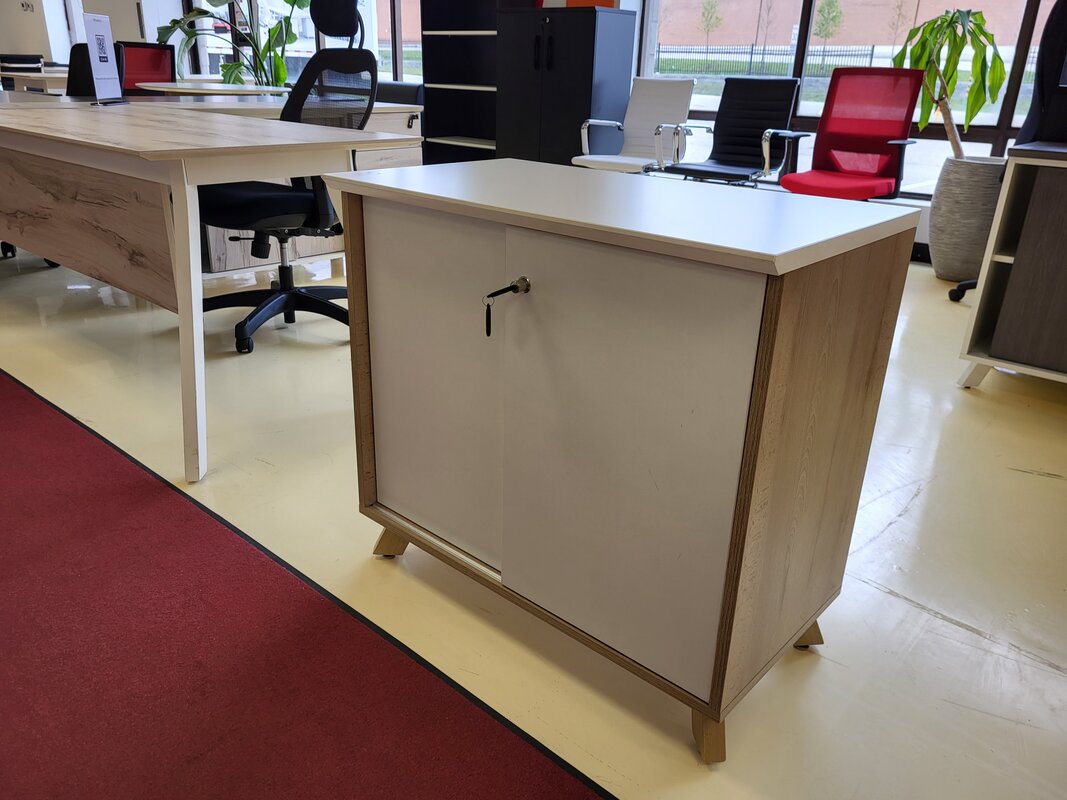 Sliding door cabinet