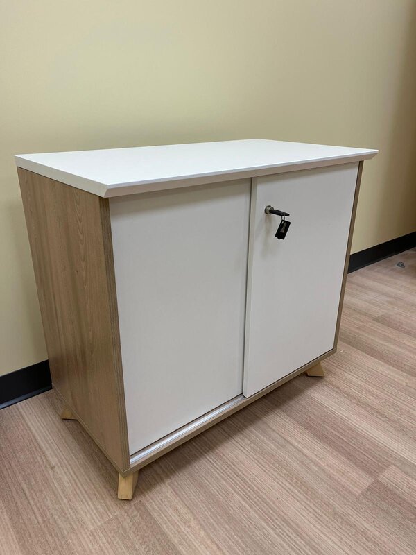 Sliding door cabinet