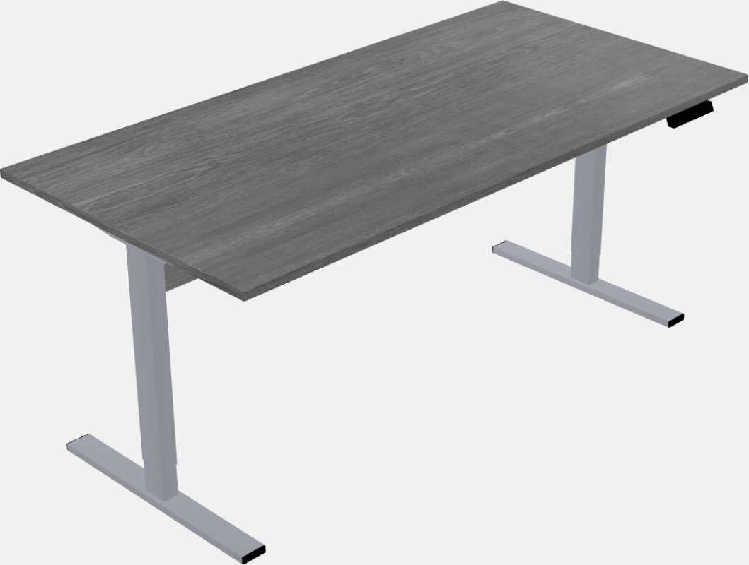 座ったり立ったりできる長方形の深型テーブル