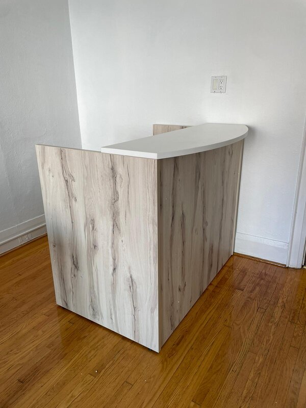 Small reception desk