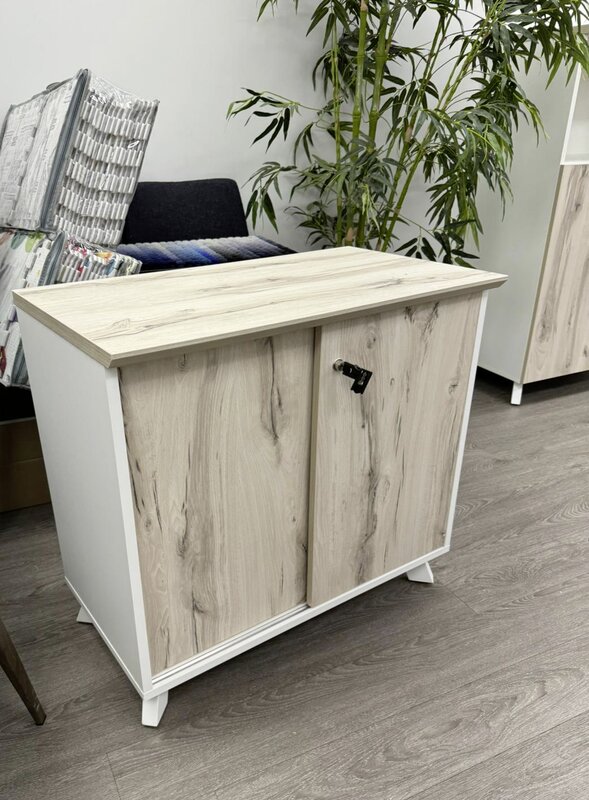 Sliding door cabinet