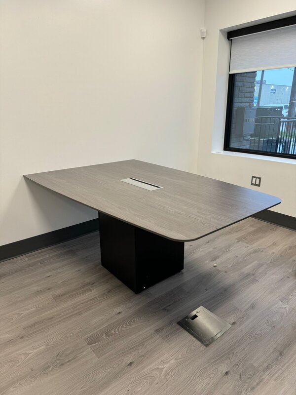 Off-wall meeting table