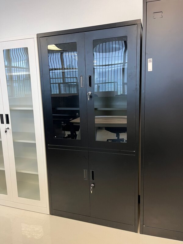 Metal storage cabinet