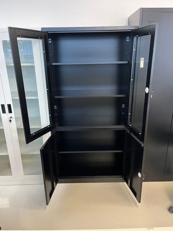 Metal storage cabinet