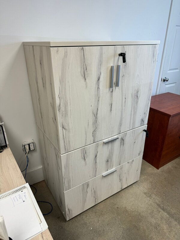 Lateral file + storage cabinet