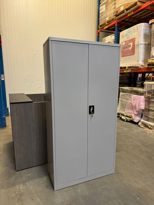 Metal storage cabinet