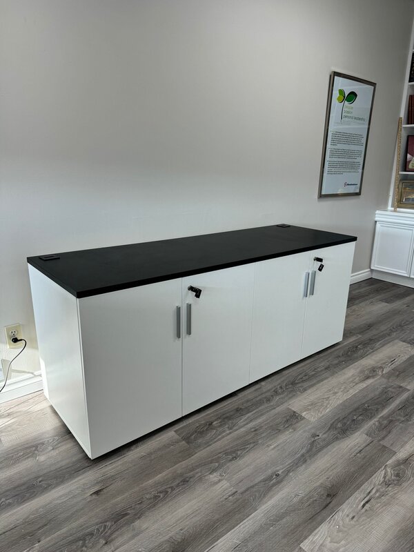 Storage cabinet credenza