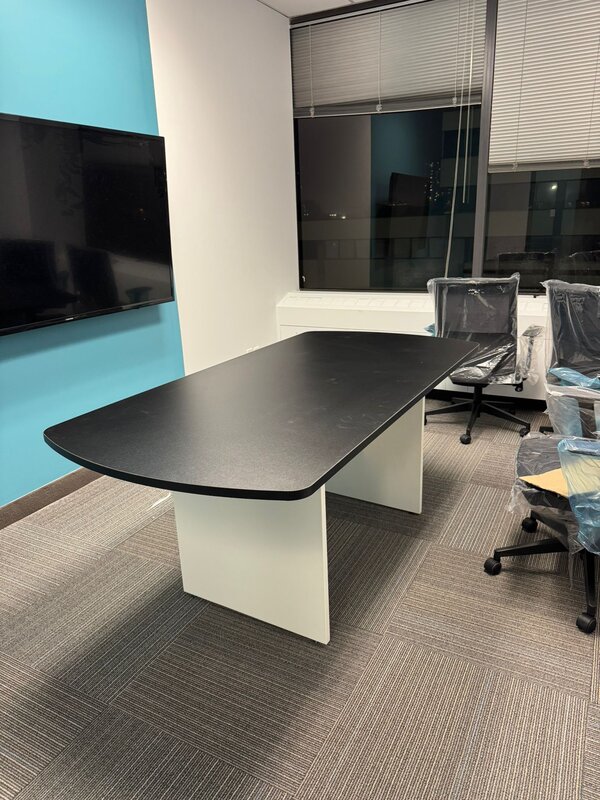 Modern oval meeting table