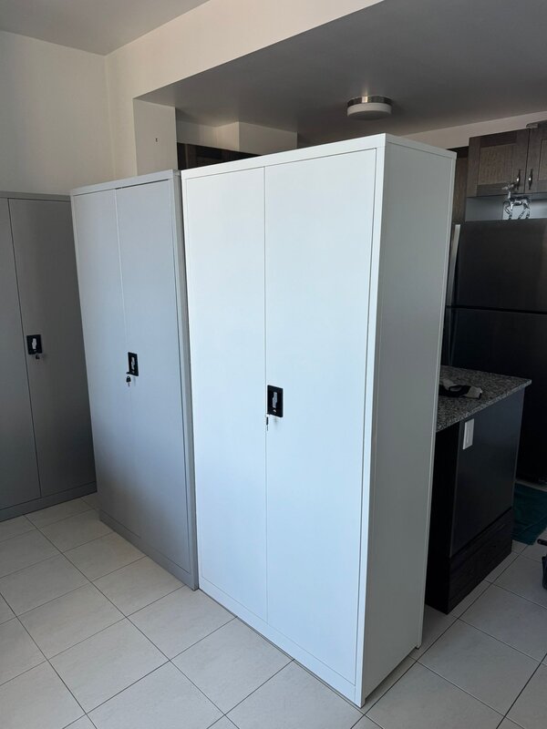 Metal storage cabinet