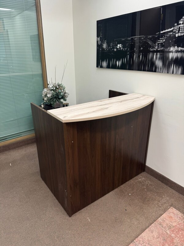 Small reception desk