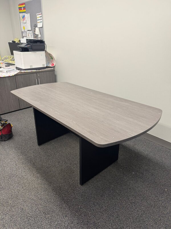 Modern oval meeting table