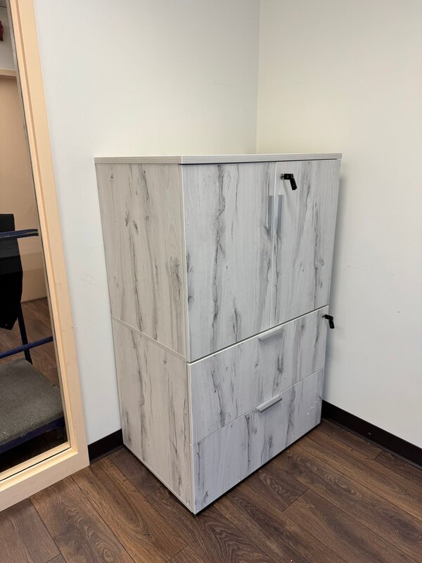 Lateral file + storage cabinet