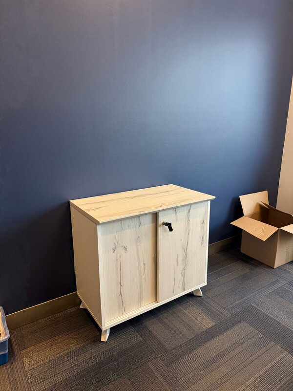 Sliding door cabinet