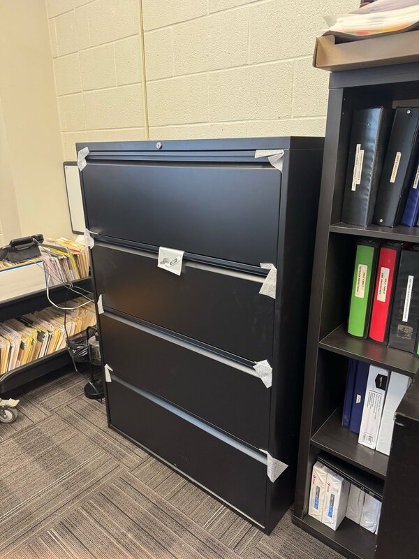 Lateral file cabinet