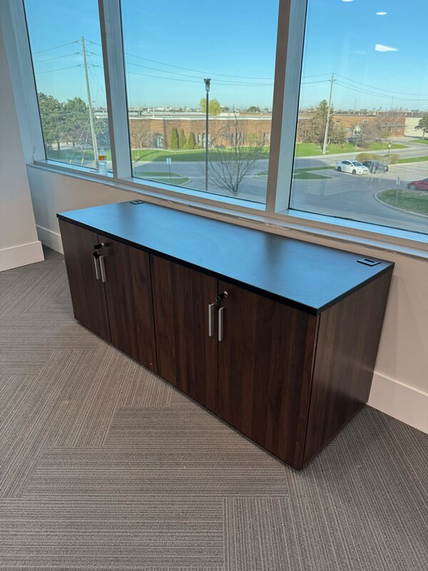 Storage cabinet credenza