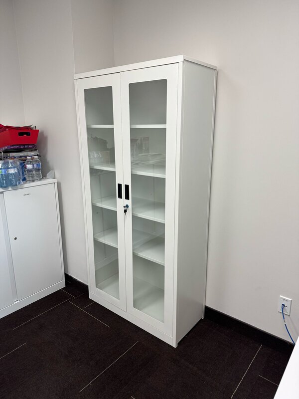 Metal storage cabinet