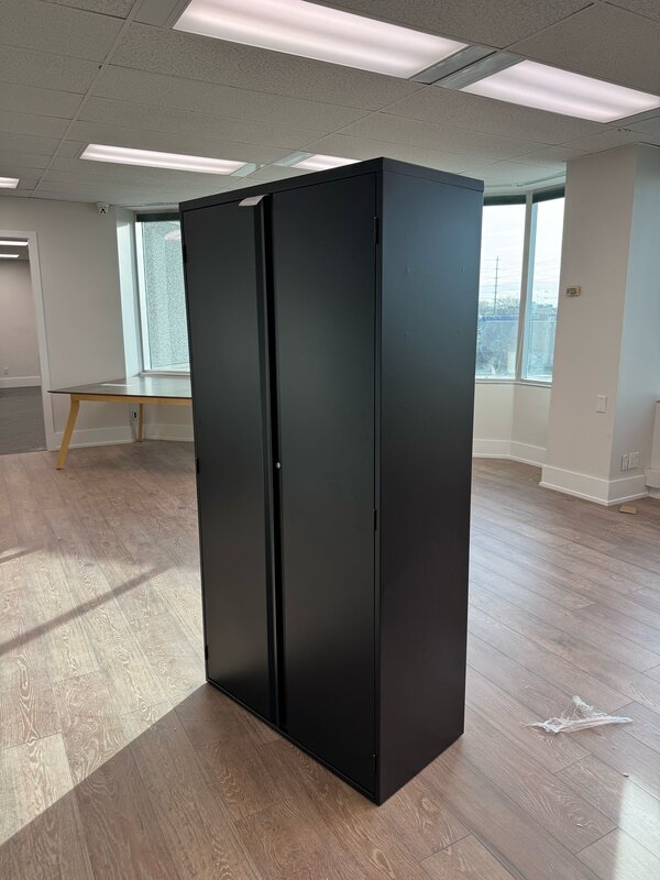 Metal storage cabinet