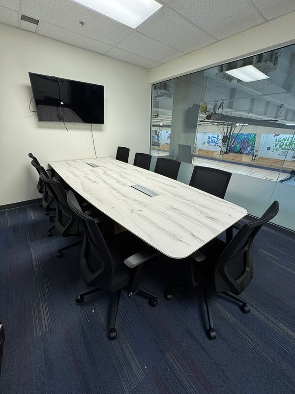 Off-wall meeting table