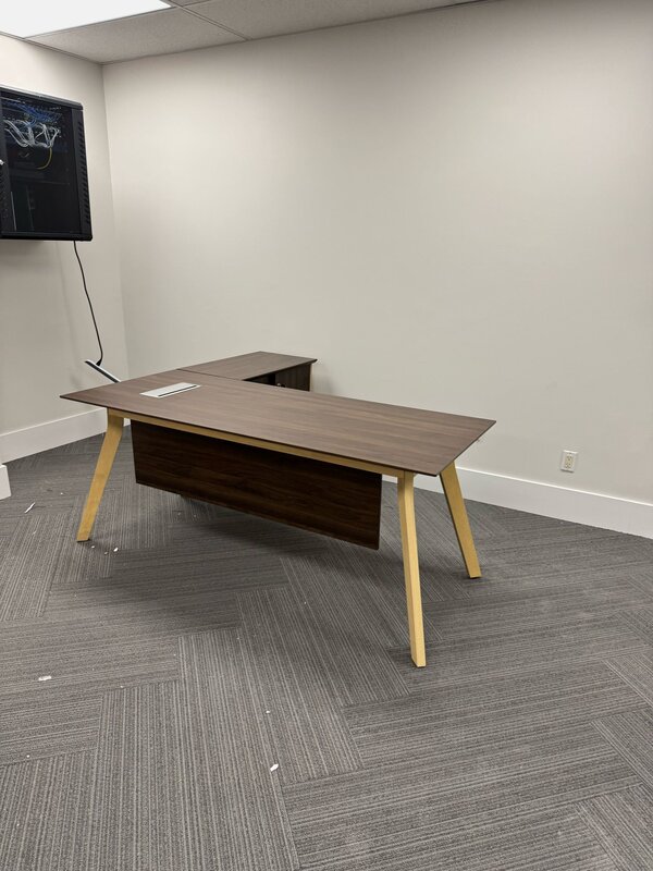 L-shaped desk
