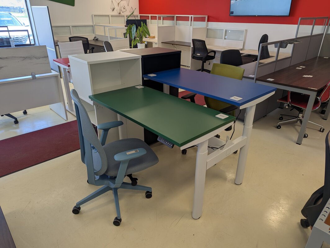 Shared electric desk