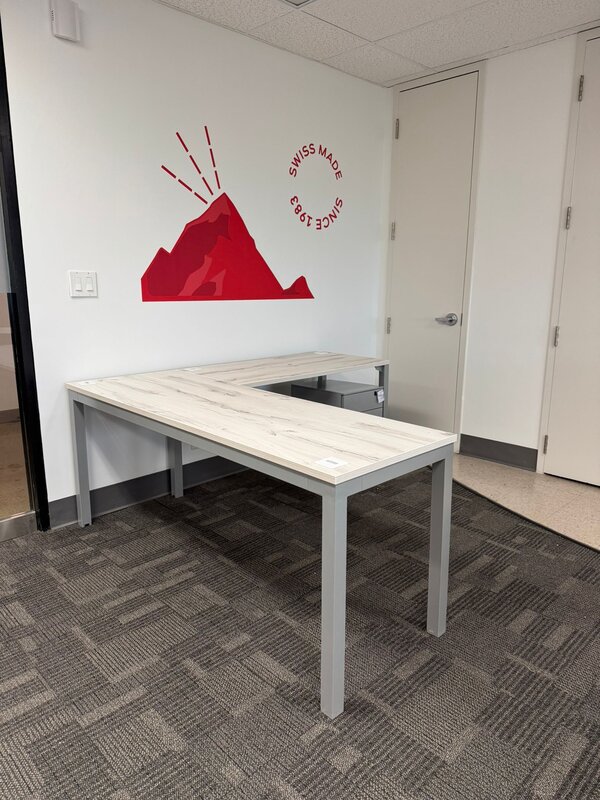 L-shaped desk