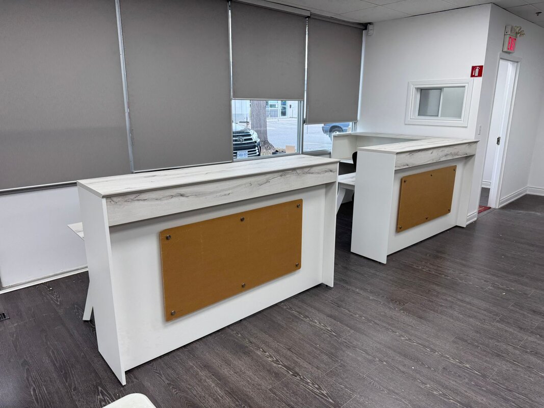 L-shaped Reception Desk