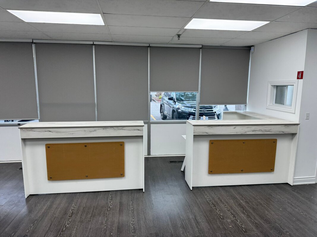 L-shaped Reception Desk
